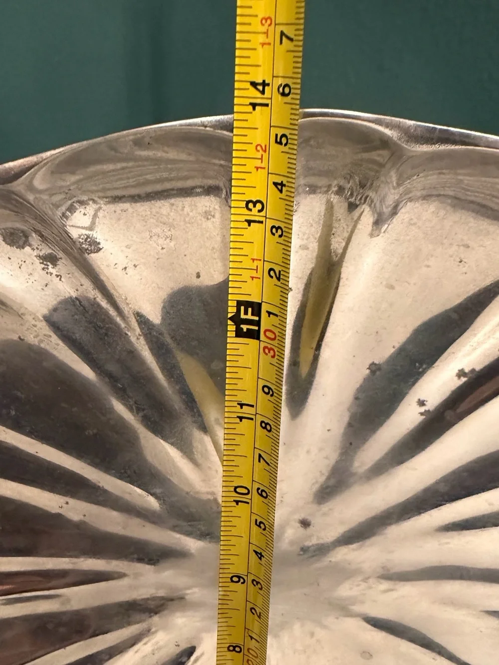 Vintage Vari Diseños Guadalajara Mexico Pewter Serving Platter 20”
